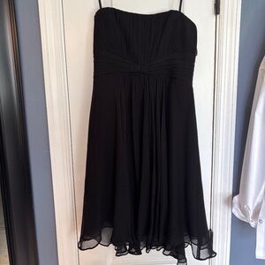 BCBG Black Strapless Mini Dress